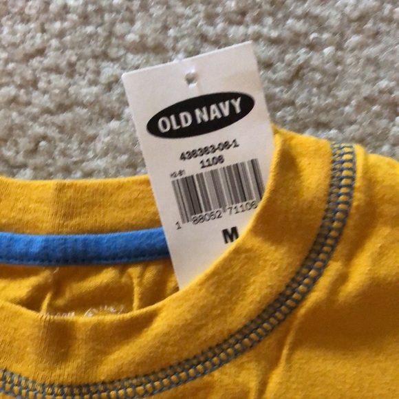 New Boys Old Navy Long Sleeve Baseball Tee - Picture 3 of 4